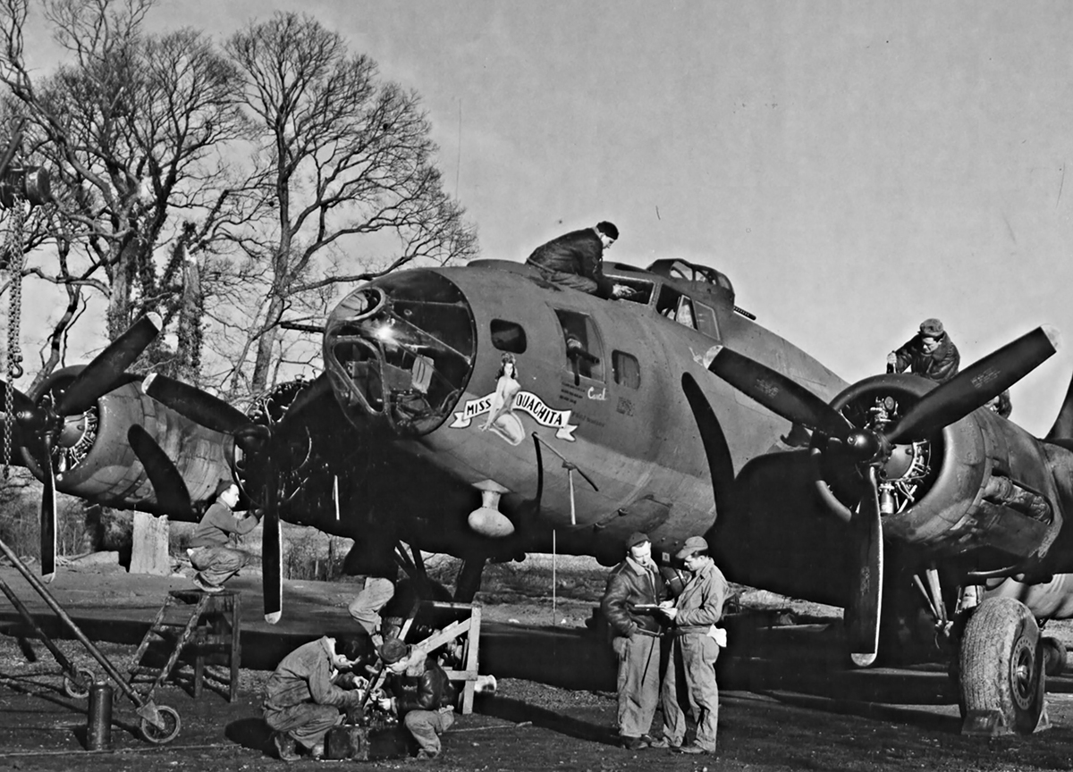 The Miss Ouachita, B-17 Flying Fortress of World War II